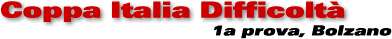 Coppa Italia arramnpicata - Bolzano