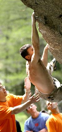 Melloblocco, Val di Mello, boulder