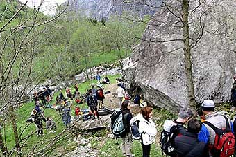 Melloblocco 2005, Val di Mello, boulder