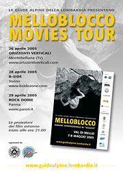 Melloblocco movies tour, boulder