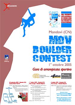 MDV Boulder Contest, Mondovì, Cuneo