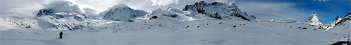 La Venta, Ghiacciaio del Gorner, Monte Rosa (Alpi)
