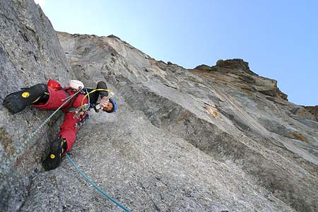 Le nez, Grandes Jorasses, Mauro Bubu Bole