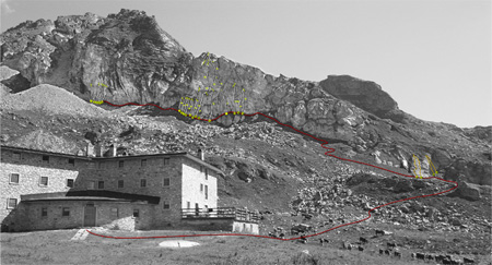 Falesia Rifugio Arp, Valle d'Aosta