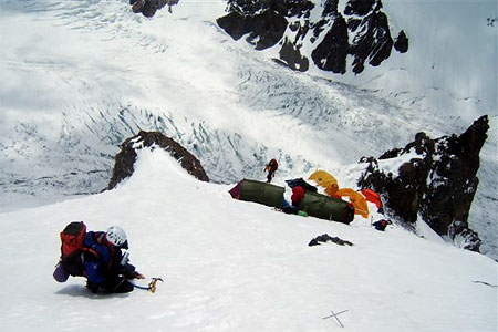 K2, spedizione Nives Meroi, Romano Benet, Mario Cedolin, Roberto Alloi
