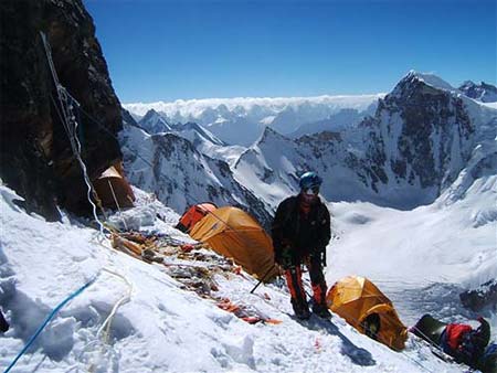 K2, spedizione Nives Meroi, Romano Benet, Mario Cedolin, Roberto Alloi