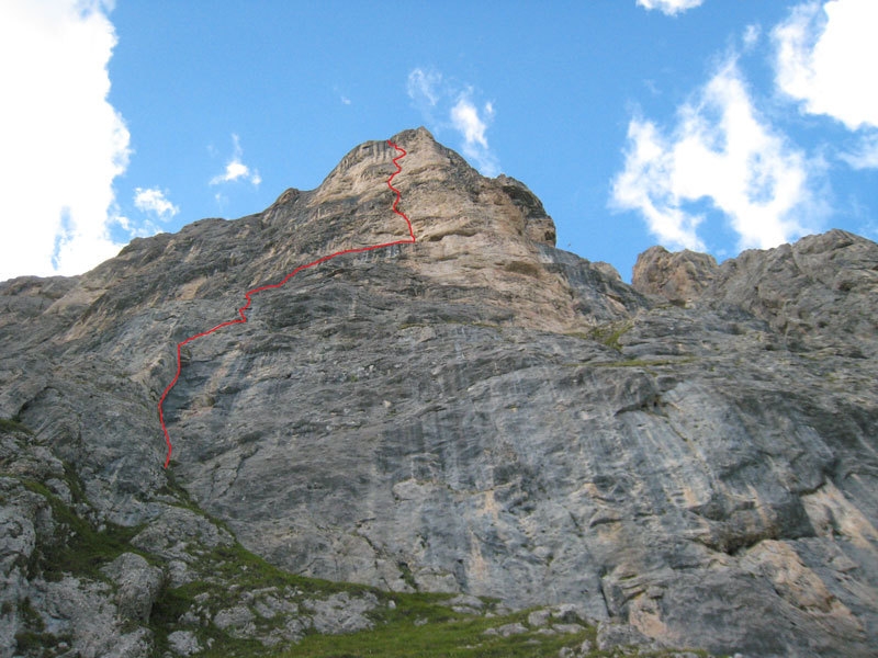 Pilastro Parmenide - Cima dell'Auta Orientale, Dolomiti