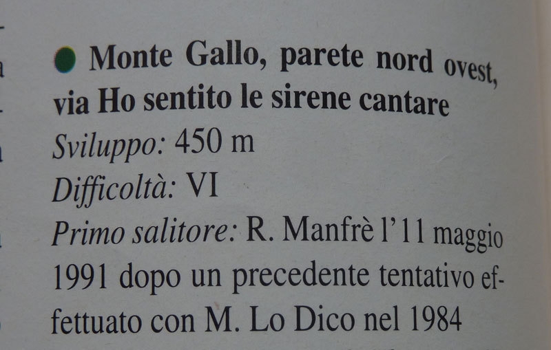 Monte Gallo, & Monte Monaco, Sicilia