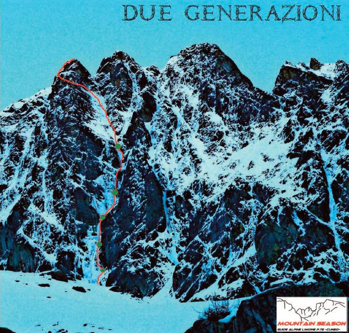 Due generazioni, Cima de Cessole, Alpi Marittime