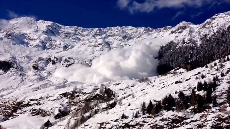 Avalanche in Val Passiria
