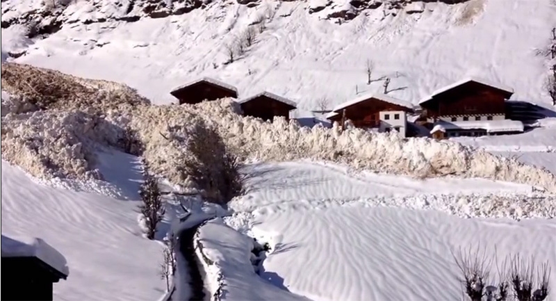 Avalanche in Val Passiria