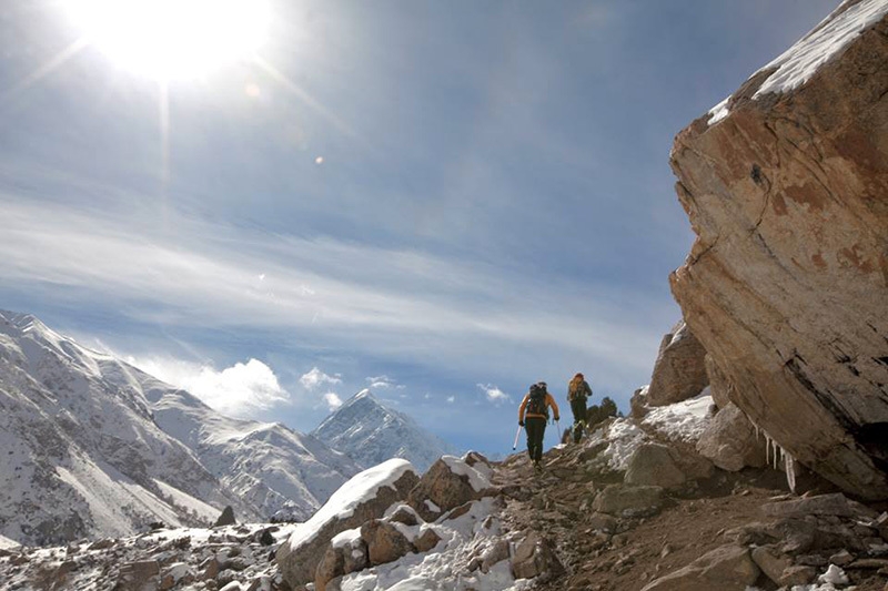 Nanga Parbat in winter