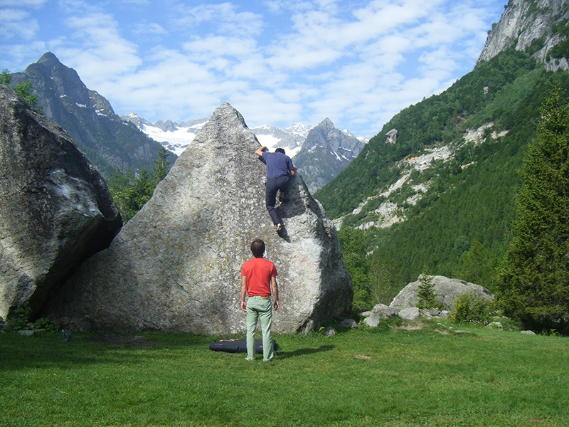 To bouldering from alpinism