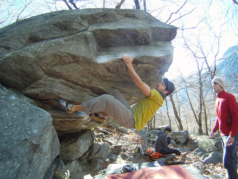 To bouldering from alpinism