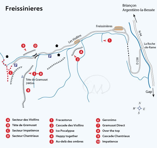 Freissinières - l’eldorado ghiacciato dei francesi
