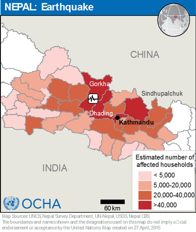 Terremoto in Nepal