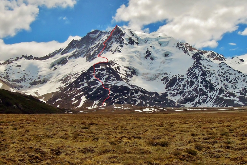 Cerro San Lorenzo, Patagonia, Dejan Koren, Boštjan Mikuž, Rok Kurinčič, Domen Petrovčič, Domen Kastelic