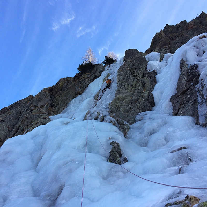 Valle Stura di Demonte, ice climbs, Piedmont, Italy
