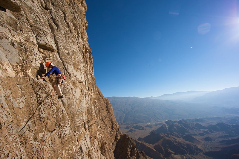 Oman arrampicata sportiva Arnaud Petit, Read Macadam, Alex Ruscior