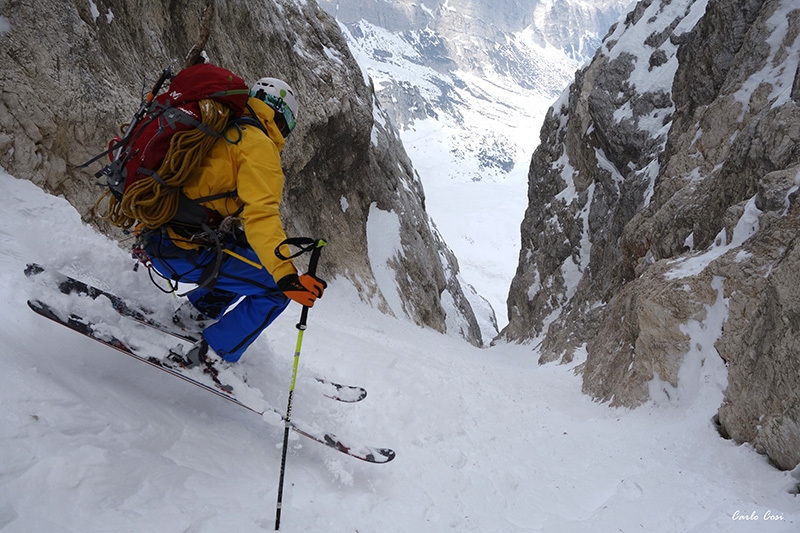 Steep skiing and ski mountaineering. The 3000ers in the Dolomites