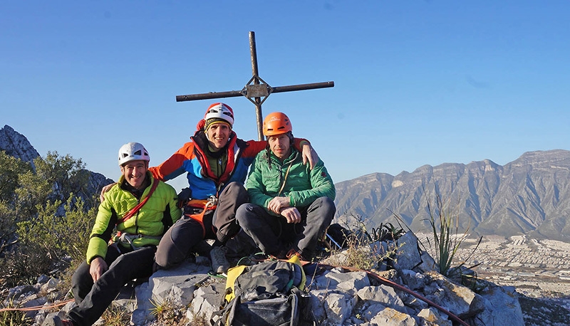 Pico Pirineos, Monterrey, Mexico, Rolando Larcher, Maurizio Oviglia, Luca Giupponi