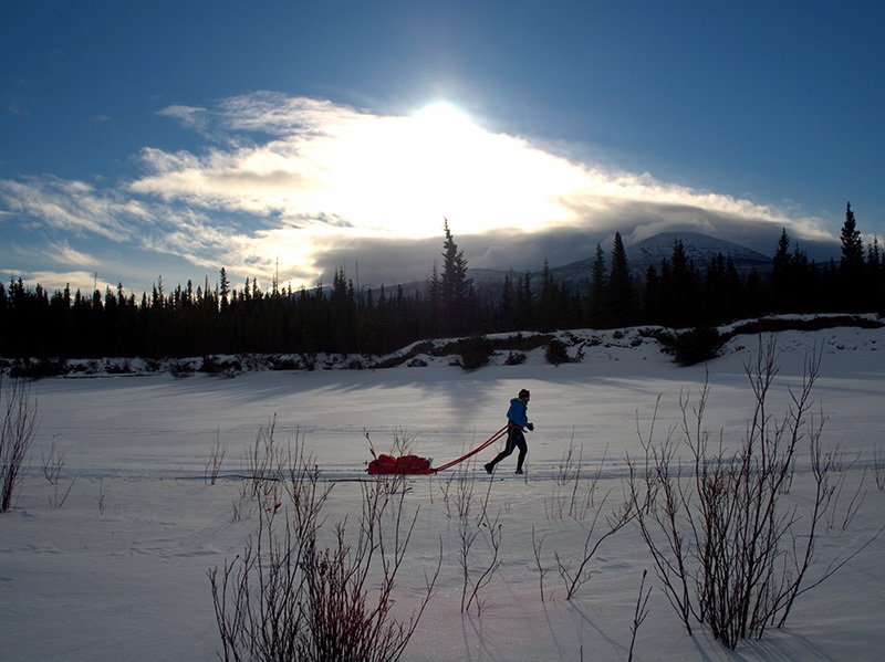 During the Montane Yukon Arctic Ultra 2016 in Canada