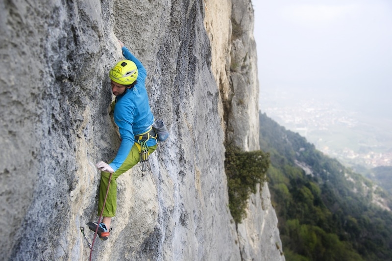 Climbing Arco Mandrea di Laghel,  Florian Riegler, Martin Riegler 