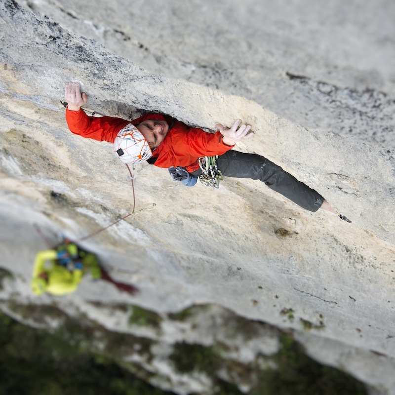Climbing Arco Mandrea di Laghel,  Florian Riegler, Martin Riegler 