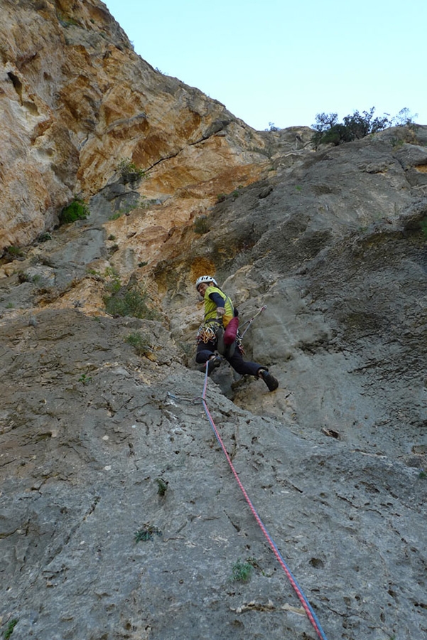 Climbing, Sardinia, Supramonte, Oliena
