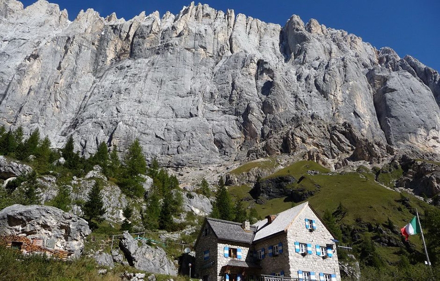 Marmolada, Rifugio Falier, Dolomites