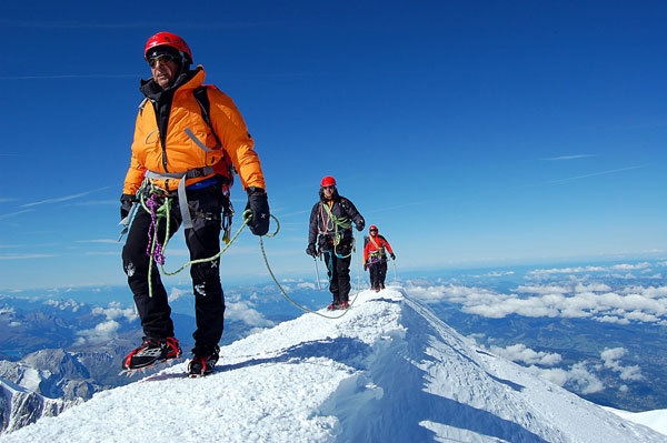 In vetta al Monte Bianco a meno di un anno da un infarto