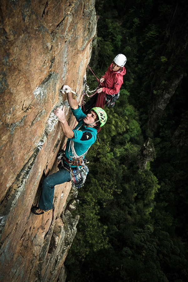Zhangjiajie, China, climbing, Mayan Smith-Gobat, Ben Rueck, Liu Yongban, Xiao Ting