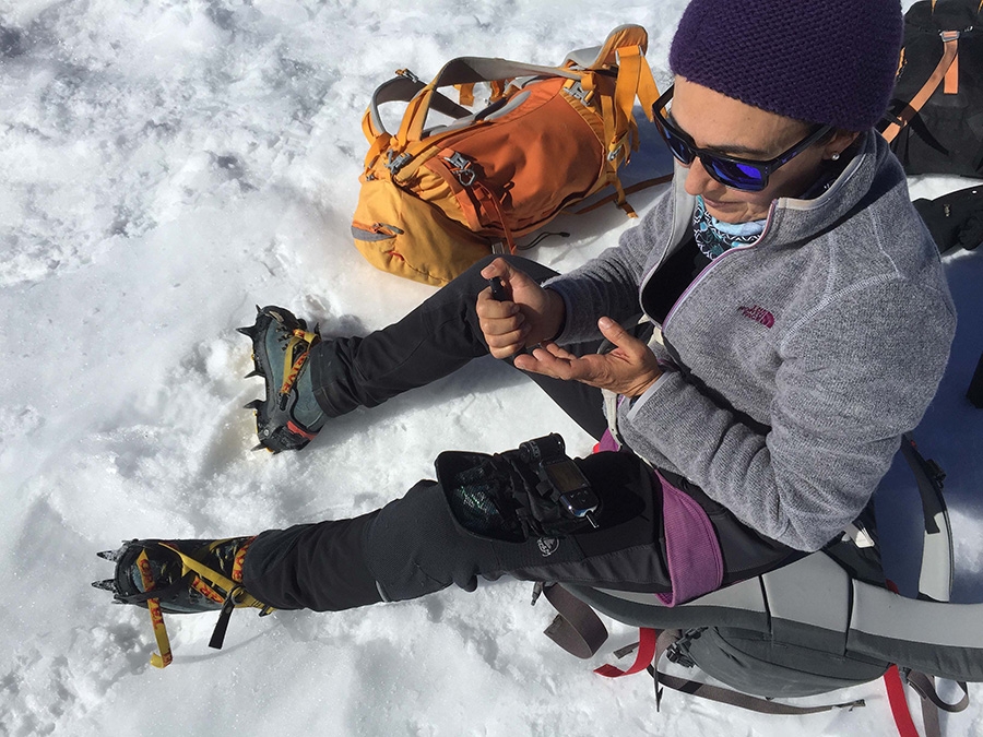 Diabetes, climbing, mountaineering, Cecilia Marchi