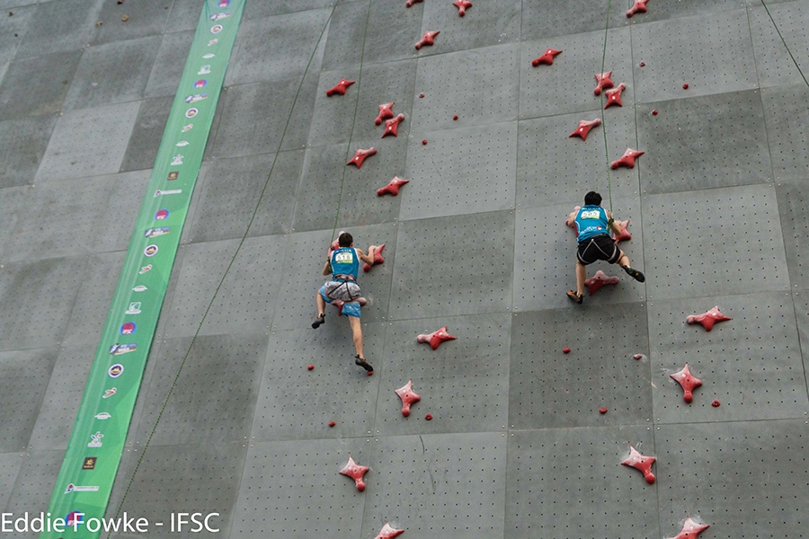 Mondiale Giovanile d’arrampicata sportiva, Guangzhou, Cina