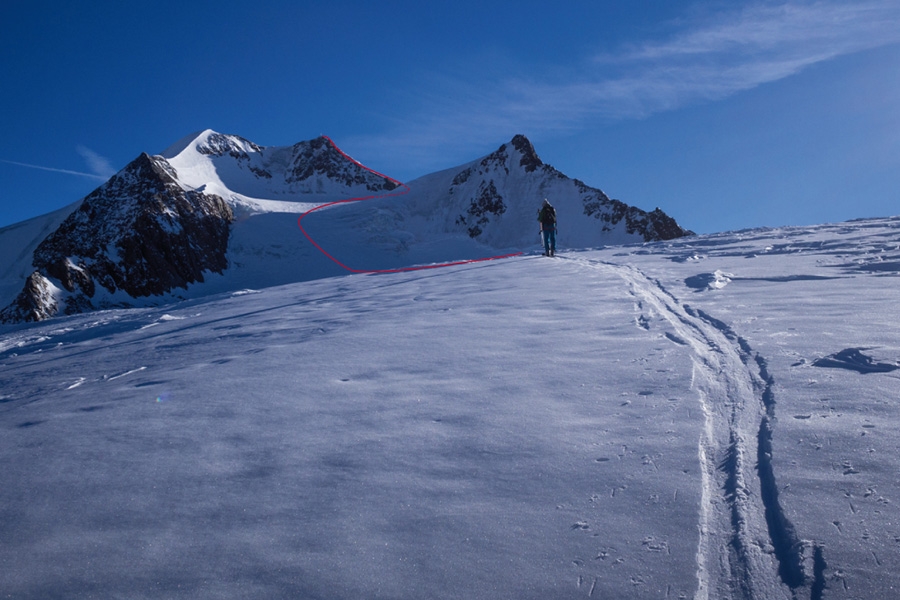 Wildspitze, ski mountaineering, Pitztal, Tyrol, Austria, Alberto De Giuli