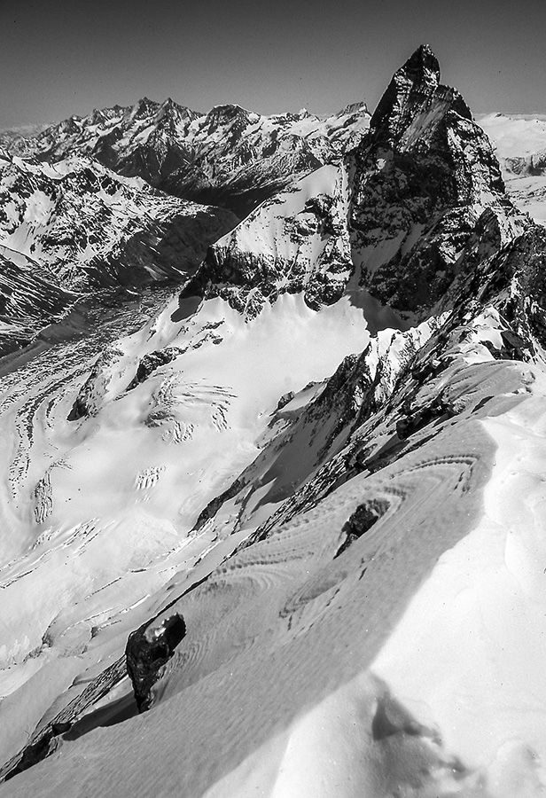 Dent d'Hérens, Scialpinismo e Sci Ripido, i 4000 delle Alpi