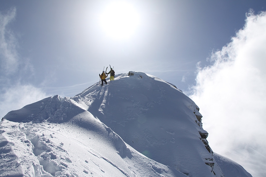 Ski mountaineering, steep skiing, Freeride, Appennino Tosco-Emiliano
