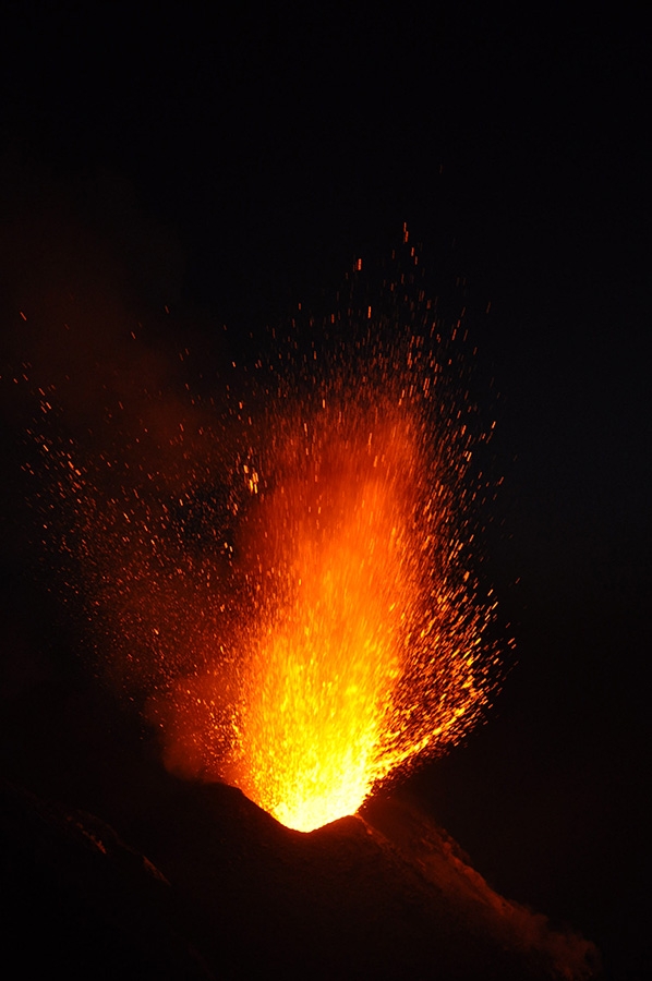 Il vulcano di Stromboli