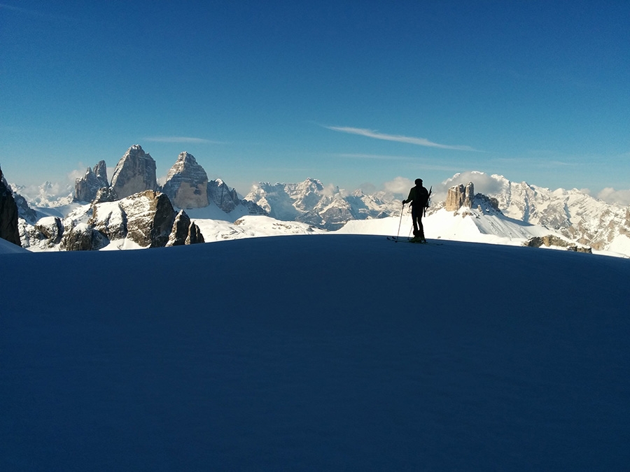 Dolomites steep skiing