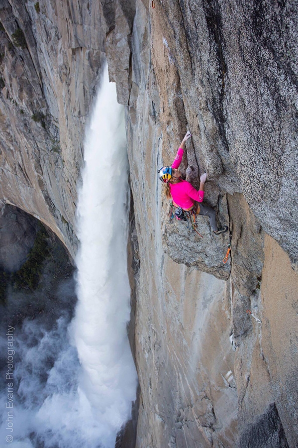 Sasha DiGiulian, Jon Cardwell, Misty Wall, Yosemite Valley