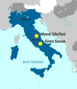 Scialpinismo negli Appennini, Monti Sibillini Gran Sasso