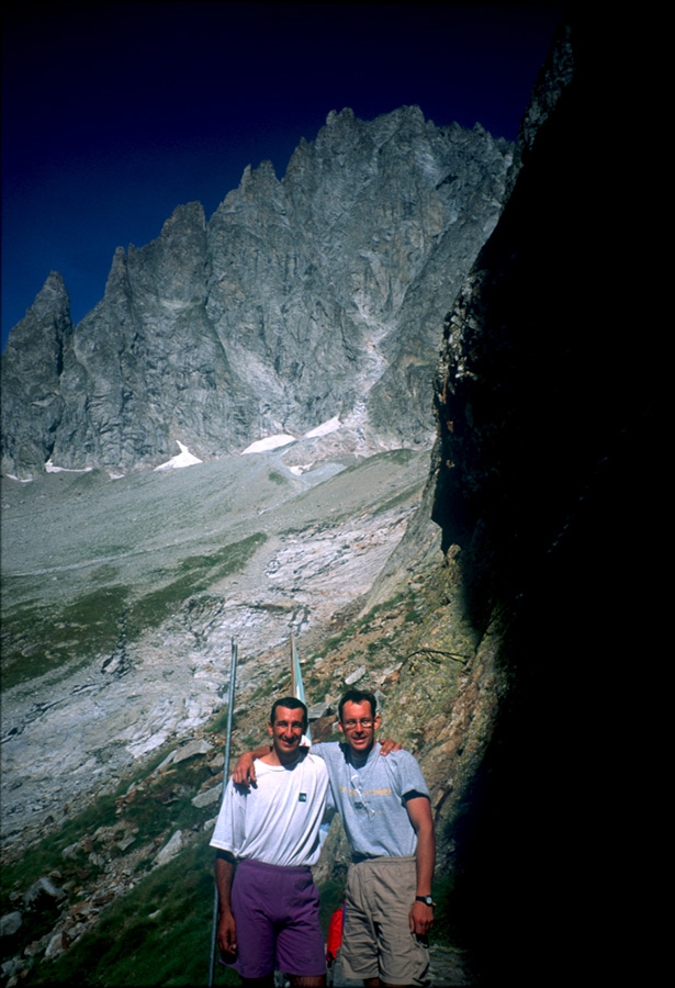 Mont Blanc Aiguille Noire de Peuterey, Maurizio Oviglia, Erik Svab