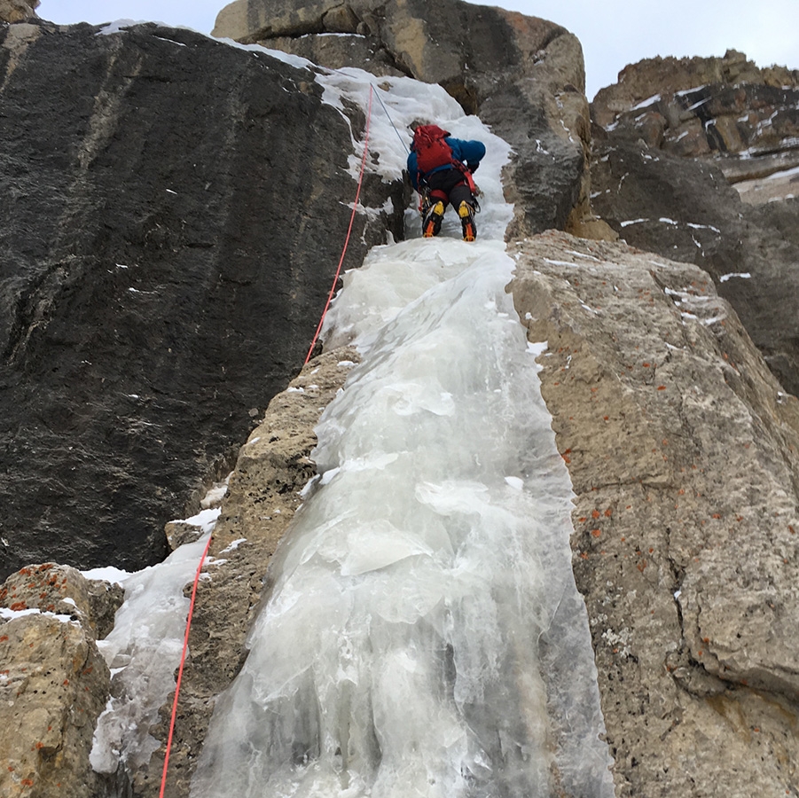 Jackson Hole ice climbing