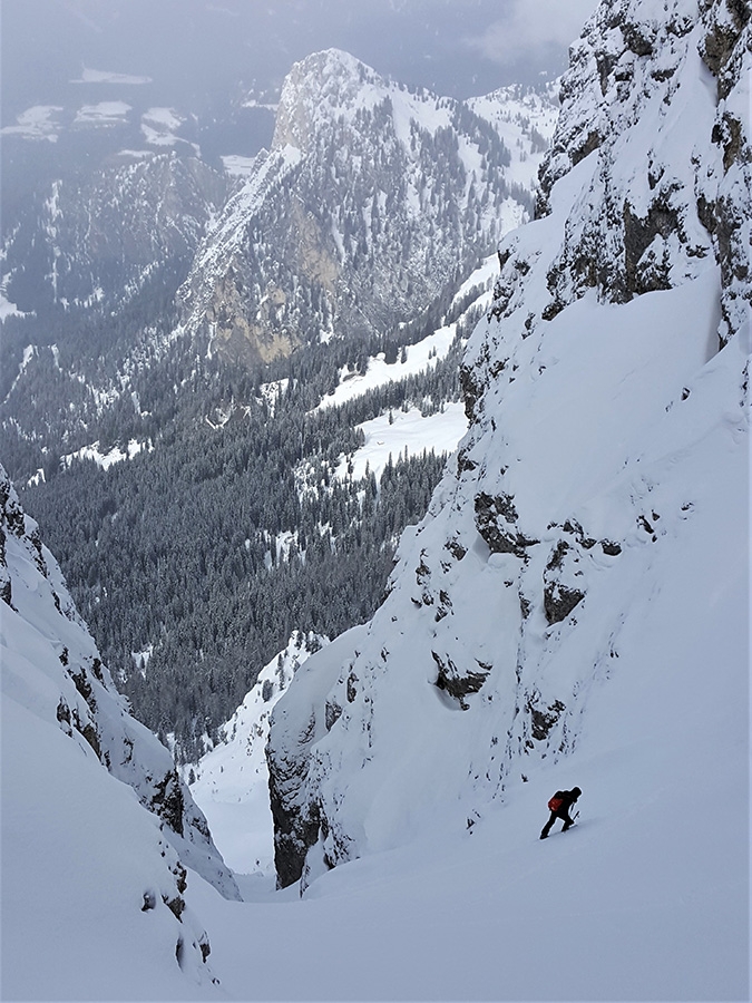 Dolomites ski mountaineering, Cristina Bacci, Angelo Zangrando