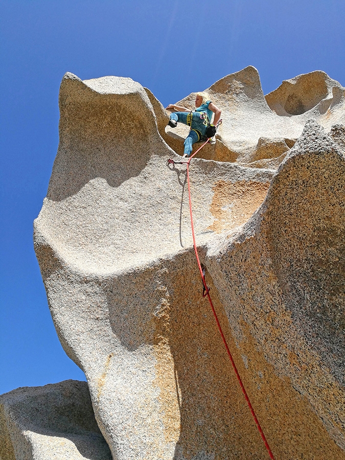 Tatjana Göx, arrampicata, Sardegna