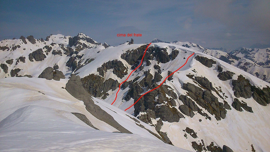 Cima d'Asta, Alta Val Tolvà, sciare