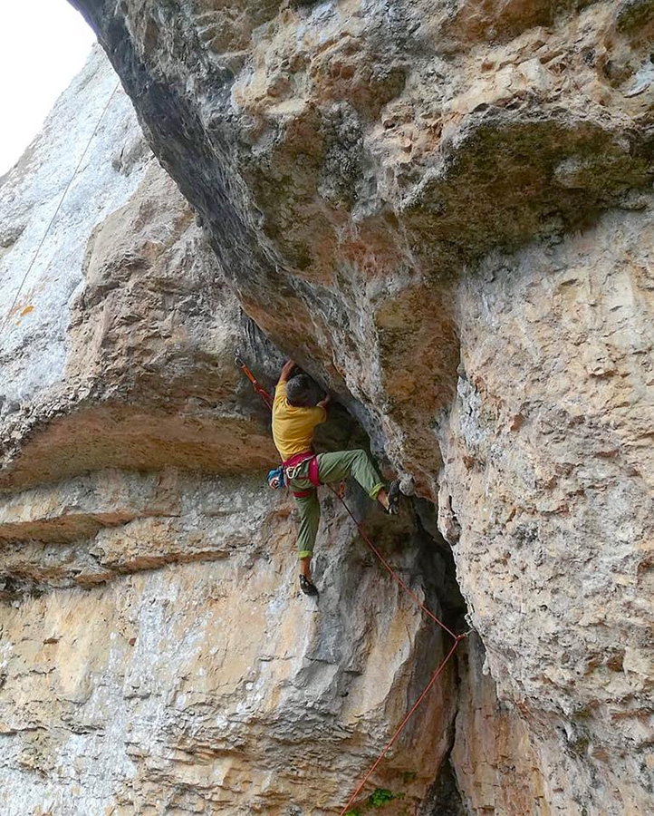 Rock climbing in Sardinia, Jerzu 40