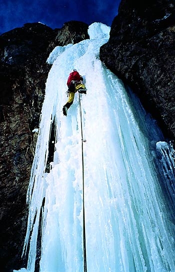 Val di Livigno cascate di ghiaccio