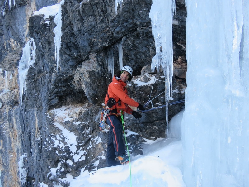 Val Travenanzes cascate di ghiaccio Dolomiti
