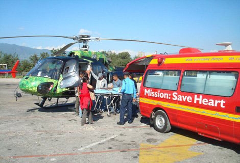 Himalaya and helicopter rescues